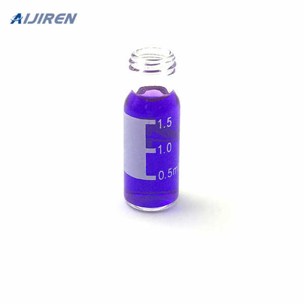 PTFE/silicone septum HPLC glass vials 2mL